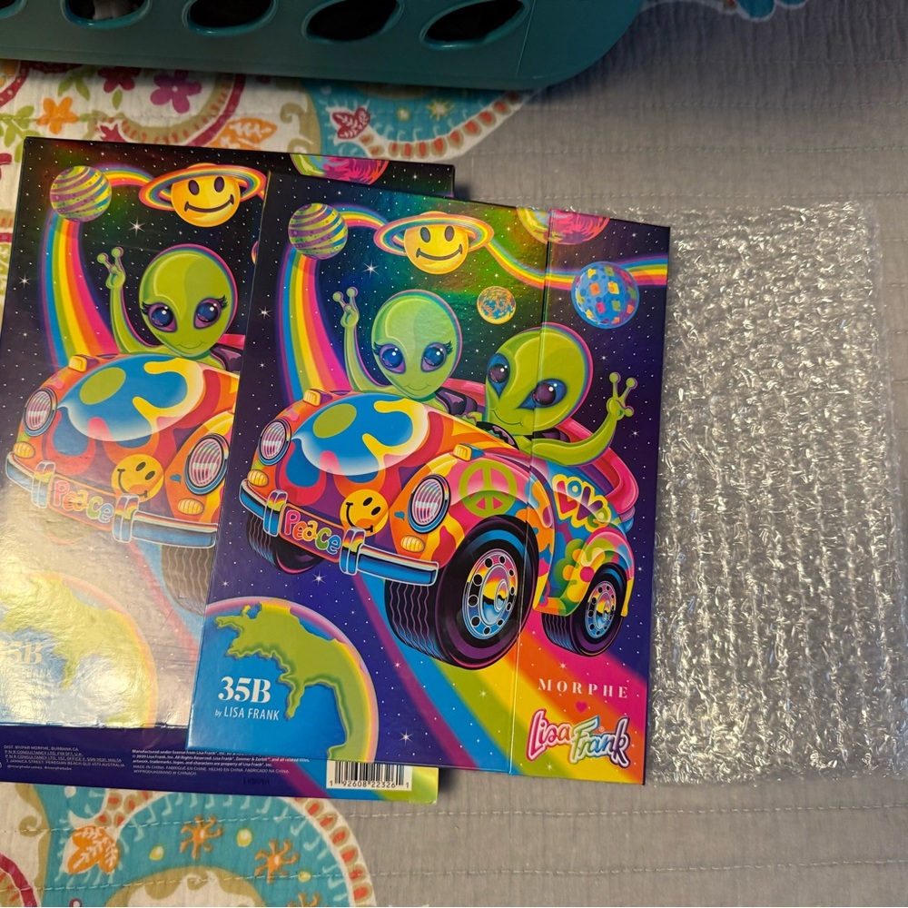 Morphe Lisa Frank Alien palette new in box, swatched only